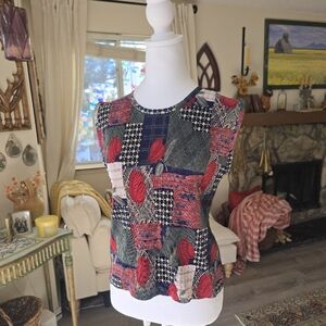 Beautiful Y2K 90s Rose Cottagecore Top